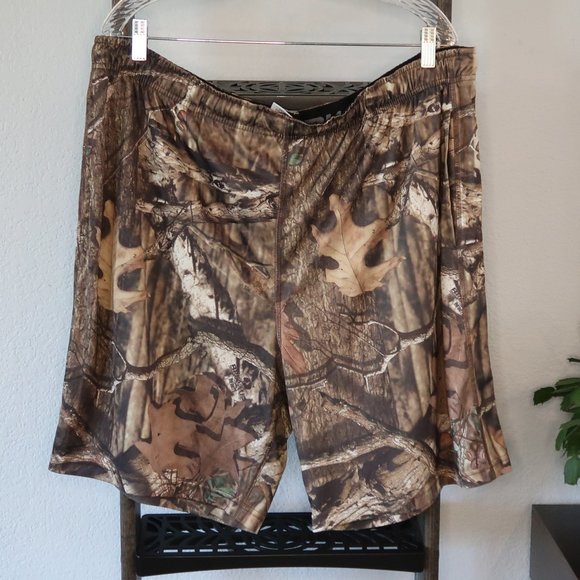 Russell Athletic Other - Russell Athletic Basketball Shorts Camouflage, Forest Print Mossy Oak Breakup In